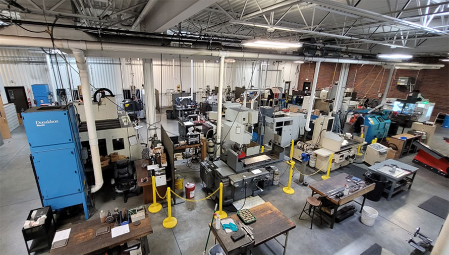 overview photo of Monode's precision and engraving facility