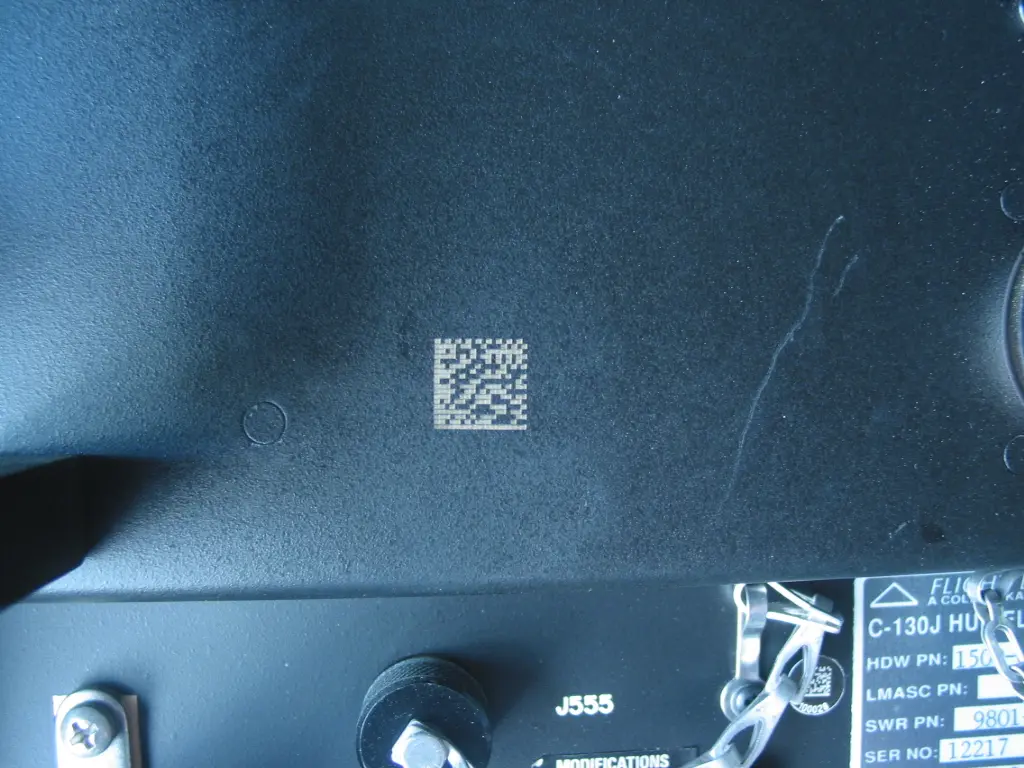 First mark made with a handheld laser