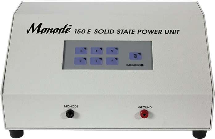 Monode 150 E solid state power unit with a control panel and front terminals