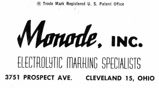 Monode Logo - Electrolytic-Marking