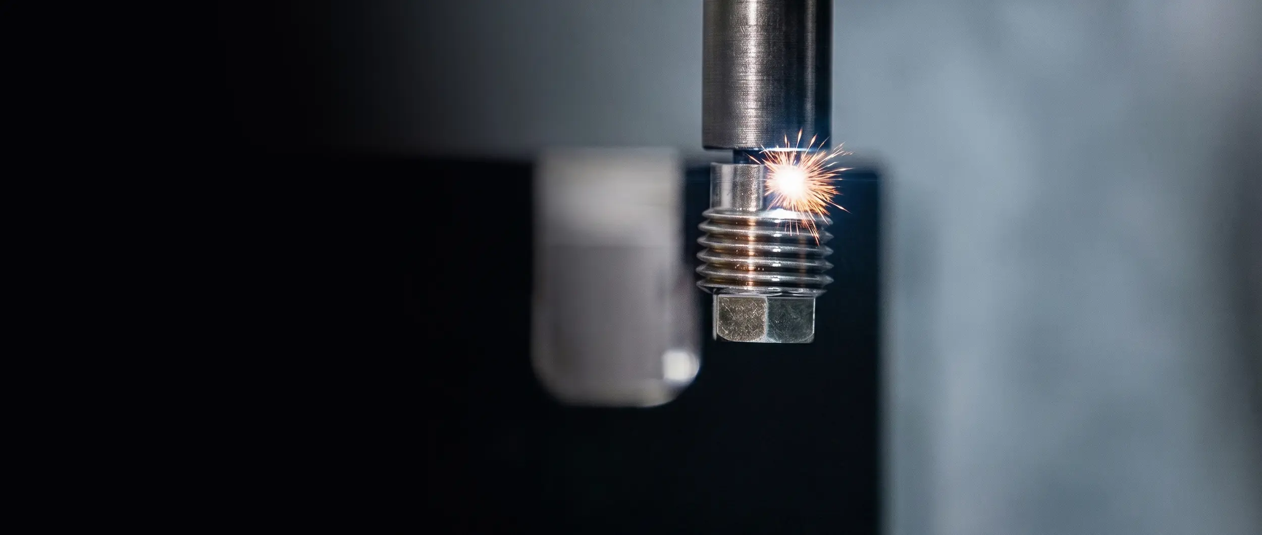 close up of laser marking