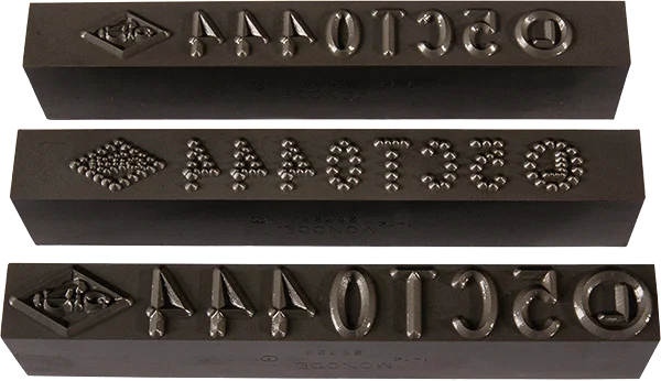 Custom Engraved Marking Dies
